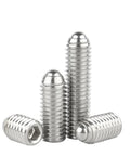 Premium 304 Stainless Steel Spring Ball Plunger Kit 1 to 5 Pieces M2.5 up to M16 Thread Sizes with a heavy-duty design.