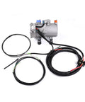 Direct Wire Electric AC Compressor Beats Sweltering Road Heat All Day Long With Simple Plug And Play Climate Control For Trucks Campers And Heavy Duty Rigs, featuring aluminum casing and wiring harness.