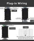 Top Shelf Low Profile Gfci Outlet Fifty Pack With Glowing Status Lights And All Weather Cover Plate For Home Renovation Jobs wiring diagram.