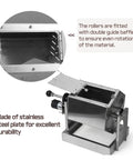 Top Shelf Compact Coffee Roaster Rocking Dual Gas And Electric Ceramic Heating for even roasting with stainless steel design