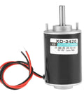 Hella Quiet High Speed DC Electric Motor XD Series with wires, ideal for precision bench cutting and mechanical projects.