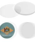 200 Pieces Clear Badge Film Circles For Button Makers And Crafts, Waterproof PVC Mylars Protective Films, 70mm Badges Shield, Easy Replacement For Arts And DIY Projects, 70mm clear PVC badge film circles