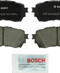 Bosch BC1711 QuietCast ceramic front brake pad set for Mazda 6, four pads with lubricant packet