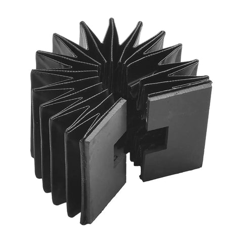 Heavy Duty CNC Machine Dust Cover Guard for HGR20 Linear Guides, Flexible Bellows Cloth in accordion shape