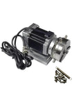 Heavy Duty 69 MM Rotary Attachment With Grip Tight Triple Chuck Jaw And Smooth Swivel Base For Marking Machines solid run with cables and hardware.