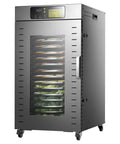 Massive 360 Auto Rotate Food Dehydrator With 16 Spacious Trays For Smooth Commercial Drying Of Beef Jerky Herbs And Dog Treats Built Legit Stainless Steel Rapid Electric Dryer Machine That Goes Hard On Every Single Batch.