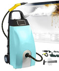 Orisuntech 3000W Commercial Steam Cleaner W/ Ozone with hose and accessories, designed for heavy-duty grime and grease removal.