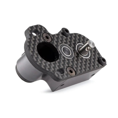 Ultralight Portal Transmission Tiny Gearbox With Slipper Pad For 1 By 10 LCG Chassis Rigs Like Capra And SCX10 III AR45 in gray