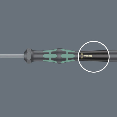 Close-up of Nutdriver For Electronic Projects With Nutspinner Drive Tip 3 X 60 mm Shaft Kraftform Ergonomic Micro Handle