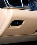 Rock Solid Electronic Parking Brake Actuator Switch For Porsche Panamera 2010 To 2016 showing electric button in beige interior.