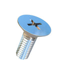 True Titanium M4 0.7 Pitch 12mm Flat Head Phillips Machine Screw Pack Of 5 Grade 2 CP Saltwater Ready
