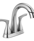 Broadmoor Centerset Chrome Bathroom Faucet With Sprayer 4 Inch 3 Hole Sink Faucet Pull Out Sprayer Sleek Finish