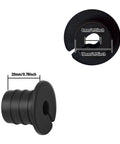 Cable Grommet Routing Kit For 3/4 Inch Wall Hole With Silicone Cable Pass And Anti Slip Grommets, close-up with measurements