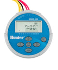 Front view of Node 200 Battery Operated Sprinkler Timer For 2 Zone Waterproof Irrigation Controller with digital display