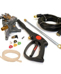 Beefy Pressure Washer Pump Assembly 7 8 Inch Shaft For Troy-Bilt 020568-00 020568-01 020568-02, pump kit with hose and gun