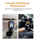 GT27D WiFi Thermal Camera with IR and Visible Light 640x480 High Resolution Real Time Imaging UIRA IR Enhanced Sensor for Pro Grade Temperature Readouts Hotspot Detection and Hidden Defect Scanning used for AC vent and car dashboard testing