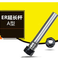 Heavy Duty ER Series CNC Collet Collection built tough ER16 tool holder with smooth threading for milling machines and lathes.