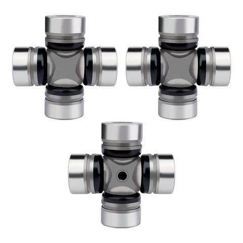 3 Pack Front And Rear Prop Shaft U Joint Kit For RZR 900 1000 Series Including XP 900 XP4 900 S 1000 XP 1000 XP4 1000 General 1000 Ranger 1000 Diesel Crew 2015 2018 Replaces 3235616 3235500 3260104 2202015 2203703, three metal U-joints