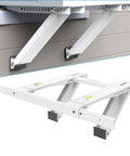 Drill Free Window Air Conditioner Bracket Heavy Duty Universal Fit No Drilling Required Easy Install Supports Up To 200 Pounds Fits 5000 To 24000 BTU Window Units, featured in installation and design view.