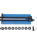 Heavy Duty Bead Roller For Sheet Metal Fabrication, Manual Beading Tool With 12 Dies, 19.29 Inch Throat Depth, Stand Included