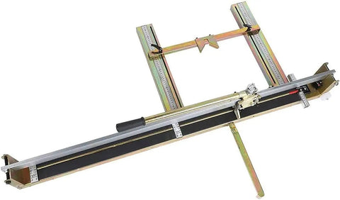 Pro Grade 1200mm Manual Tile Cutter With Infrared Laser Precision Cut For Floor Tiles, ergonomic handle visible