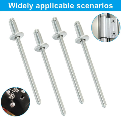 Top Shelf 304 Stainless Steel Blind Rivets 1/8 X 1/4 Inch 50 Pack For Auto Repair And Home Diy Projects With Badass Rust Resistance And Rock Solid Performance That Is Totally Legit