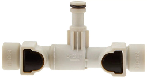 144578 Replacement Diverter Kit Chrome Finish For Faucets, Pro Grade Valve Assembly, beige component with spout marking