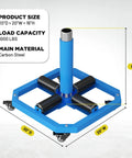 Heavy Duty Cable Reel Turntable For Up To 36 Inch Reels, Portable Wire Spool Rack with Five Wheels and 1000 Pound Load Capacity