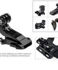 J-Hook mount part of All In One Universal Action Camera Head Strap And Chest Harness Mount Kit For GoPro And Most Sports Cams.