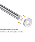 2 Pack Double Split Shaft Collar For 22mm Shaft Set Screw Clamp On rod with 22mm outer diameter
