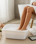 Heavy Duty White 12 Quart Plastic Dishpan Wash Tub For Soaking Feet, Laundry, Hand Washing And Storage, Durable Basin For Kitchen Sink Use