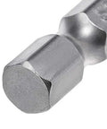 Close-up of a Five Piece T15 Magnetic Torx Screwdriver Bits Set With One Quarter Inch Hex Shank And Three Inch Length In S2 Steel