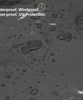 Heavy Duty Black Plastic Sheeting 4 Mil Weed Barrier for Gardens and Landscaping with raindrops on surface showing water resistance