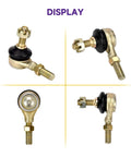 Left Right Hand 10mm Heavy Duty Tie Rod Ball Joint Kit for Chinese Kids ATVs Quad Go Karts, showing various angles of the ball joints.