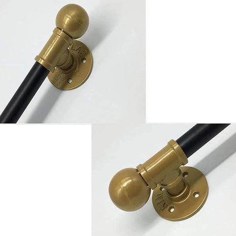 Industrial Barn Door Pull Handle For Sliding Doors With Rustic Black Iron Hardware And Antique Cast Iron Finish detail