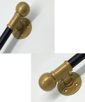 Rugged Rustic Industrial Cast Iron Door Handle Kit 42cm Long Multipurpose Barn Door Hardware For Entry Doors
