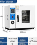 Heavy Duty Electric Heating Blast Drying Oven With Digital Temp Control, 800W, 43L capacity, ideal for precise lab germination tasks.