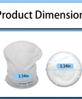 3204E Filter Replacement dimensions for Bissell FeatherWeight 3106 Series, shown as 3.34 inches diameter.