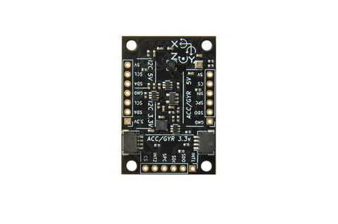 All In One 10DOF IMU For Makers With Accelerometer Gyroscope Magnetometer And Barometric Altitude Sensor For Raspberry Pi Arduino Teensy ESP8266 Includes BMP388 Temperature Sensor And QWIIC Connector black PCB with pin headers