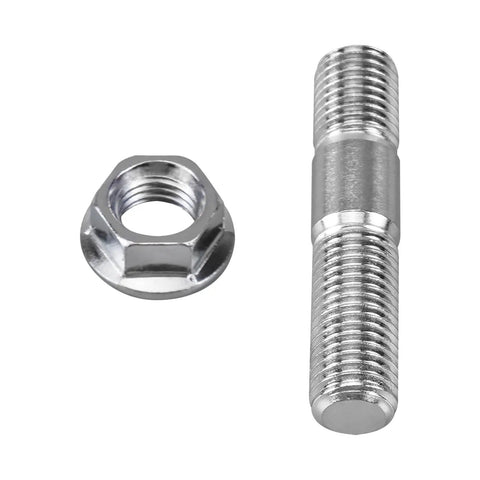 Garage Grade 12 Pair Exhaust Manifold Stud And Heavy Duty Nut Bolt Kit Upgrade M10 X 48mm steel stud and nut for vehicles.