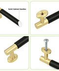 Gold Cabinet Handles 10 Pack 3 Inch Drawer Pulls And Knobs For Kitchen Cupboard Bathroom Dresser Hardware Modern Furniture Pulls