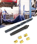 12 Piece M6x1 Thread Repair Kit With Self Tapping Inserts Drill Bit And Installation Tool For Automotive Marine And Home Appliance Repairs Durable Vibration Resistant And Easy To Use, drill bit and inserts