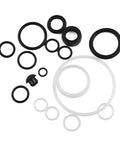 17 Piece Floor Jack Seal Kit for 3 Ton Hydraulic Jacks With Oil Seal Repair Kit featuring rubber O-rings and oil filler plug