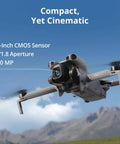 Ultra Light Palm Sized Drone Dope Fly More Bundle with 1-Inch CMOS Sensor, flying over mountains, compact design