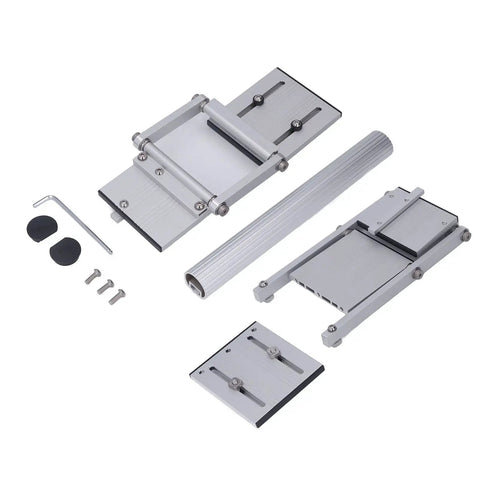 Circular Saw Track Kit For Workbenches Pro Grade Aluminum Alloy Double Layer Guide Rail With Push Pull Lift Adjustment