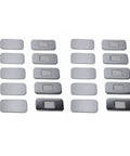 No Drill Magnetic Cabinet Door Catch With Adhesive Backing Stainless Steel Closure Magnet For Kitchen Cabinets 20 Strong Magnets