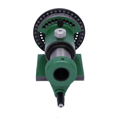 Versatile Precision Indexing Fixture With Smooth As Butter Turning 360 Degree Dial For Vertical Horizontal Drilling And Gear Cutting Rock Solid Top Tier Tool, cast steel design.