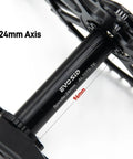 Ultralight Road Bike Crankset With Hollow Tech Arm And Bottom Bracket Sizes 160 165 170mm 3 Bolt Direct Mount GXP Compatible