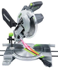 Beefy 15 Amp 10 Inch Compound Miter Saw With Laser Guide And Nine Positive Miter Stops For Fast Precise Bevel And Miter Cuts