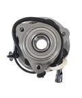 Front view of 4WD Front Wheel Hub Bearing Assembly With ABS For Ford Ranger 2000 2001 2002 And Mazda B3000 B4000 5 Lug 4X4 Direct Fit OEM Replacement